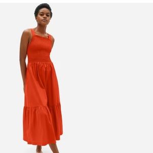 Everlane tiered smocked sundress 2